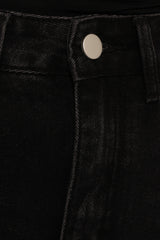 Dana Denim Midi Skirt - Black Wash