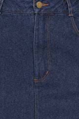 Dana Denim Midi Skirt - Midnight