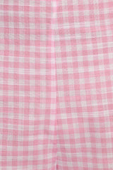 Devlin Cotton Pant - Pink Gingham