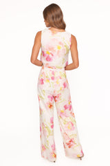 Devlin Pant - Pink Garden Floral