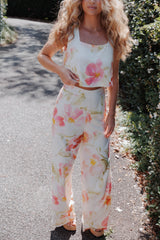 Devlin Pant - Pink Garden Floral