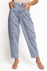 Ellis Barrel Leg Jeans - Roadtrip
