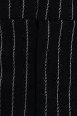 Ellory Midi Skirt - Navy Pinstripe