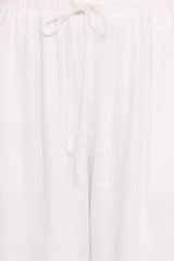Elowen Wide Leg Pants - White