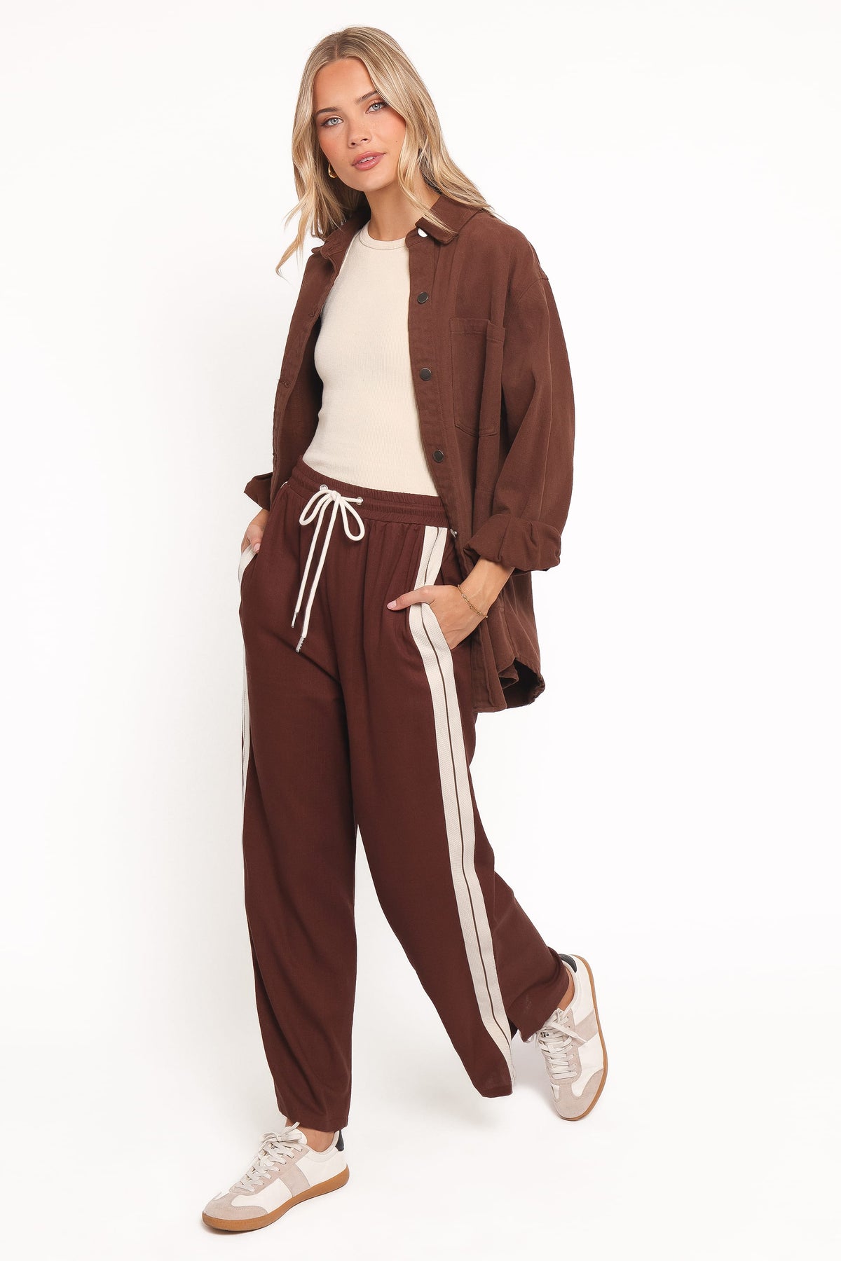 Hvar Track Pant - Brown