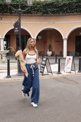 Jenni Wide Leg Pant - Denim
