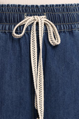 Jenni Wide Leg Pant - Denim