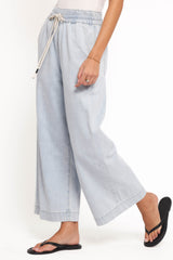 Jenni Wide Leg Pant - Light Wash
