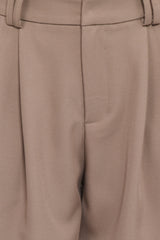Kathryn Wide Leg Pant - Beige