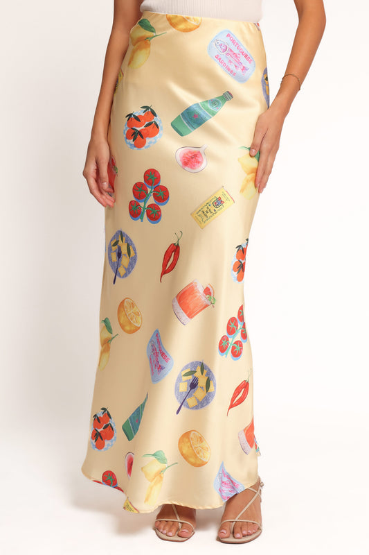 Kinsey Maxi Skirt - Yellow