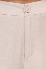 Lauren Wide Leg Pant - Beige