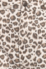 Leila Printed Wide Leg Jean - Leopard