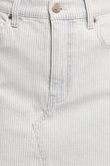Malibu Mini Skirt - Blue Bell Stripe