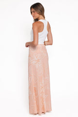 Marissa Maxi Skirt - Peach Floral