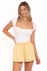 Mattina Shorts - Mango Stripe
