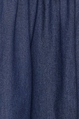 Meadow Midi Denim Skirt - Dark Wash