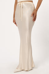 Negin Midi Skirt - Cream