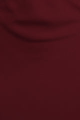 Nellie Satin Midi Skirt - Burgundy