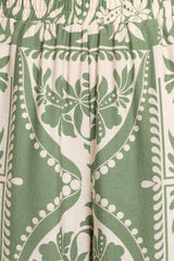 Nevin Pant - Green Floral