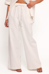 Odelia Denim Pant - Off White