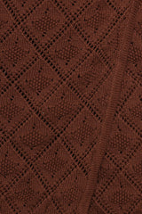 Palma Knit Mini Skirt - Chocolate