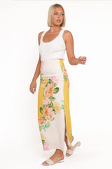 Peta Maxi Skirt - Yellow Poppy