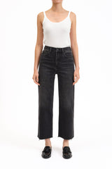 Pleaser Wide Leg Crop Jean - Twilight