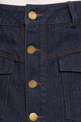 Presley Denim Skort - Dark Denim