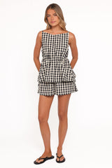 Rory Shorts - Black Gingham