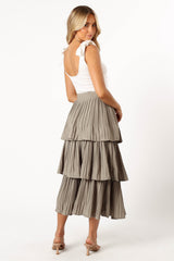 Rylan Maxi Skirt - Dusty Sage