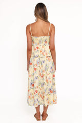 Saskia Maxi Skirt - Lemon Floral
