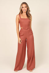 Seville Pant - Rust