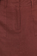 Shaw Mini Skort - Chocolate Brown