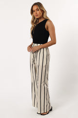 Silvia Pant - Cream Stripe