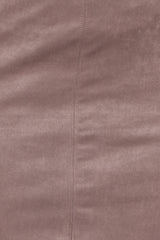 Una Suede Midi Skirt - Mushroom