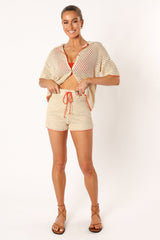 Val Knit Short - Beige