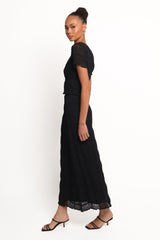 Valana Skirt - Black Midnight