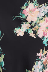 Velman Skirt - Black Floral