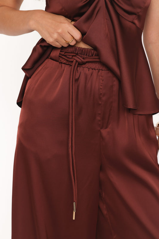 Vita Tailored Pant - Brown