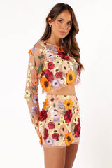 Wrenn Skirt - Pink Bloom