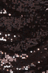 Zinnia Sequin Mini Skirt - Brown