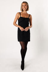 Adley Mini Dress - Black