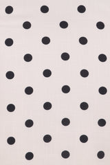 Adora Halterneck Maxi Dress - White Polka Dot