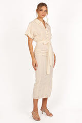 Adorlee Midi Dress - Cream