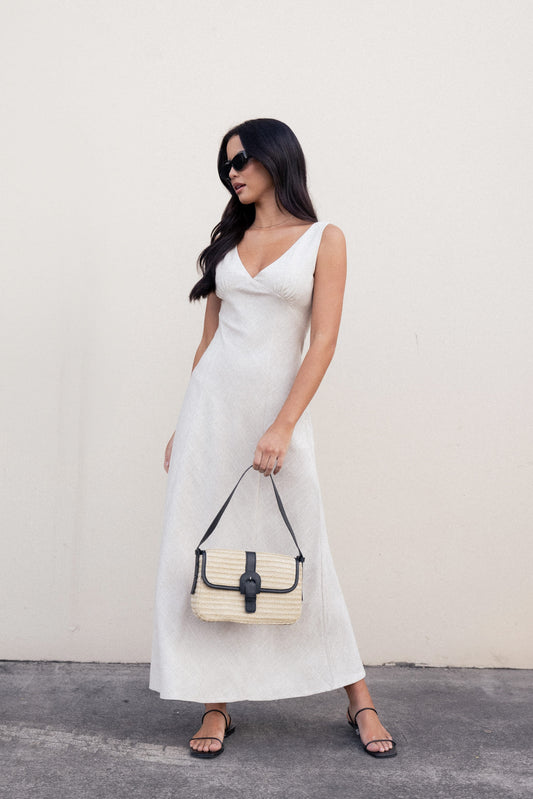 Adren Midi Dress - Oatmeal