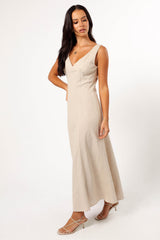 Adren Midi Dress - Oatmeal
