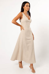 Adren Midi Dress - Oatmeal