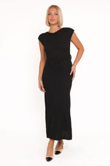 Alberta Midi Dress - Black