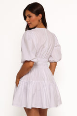 Alessia Mini Dress - White