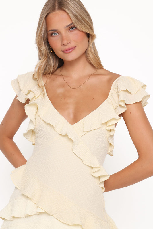 Allery Mini Dress - Yellow